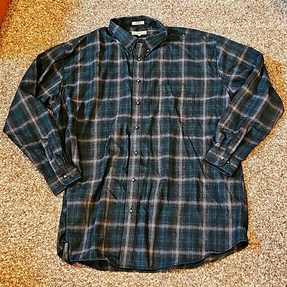 Men's Foxfire Green Flannel